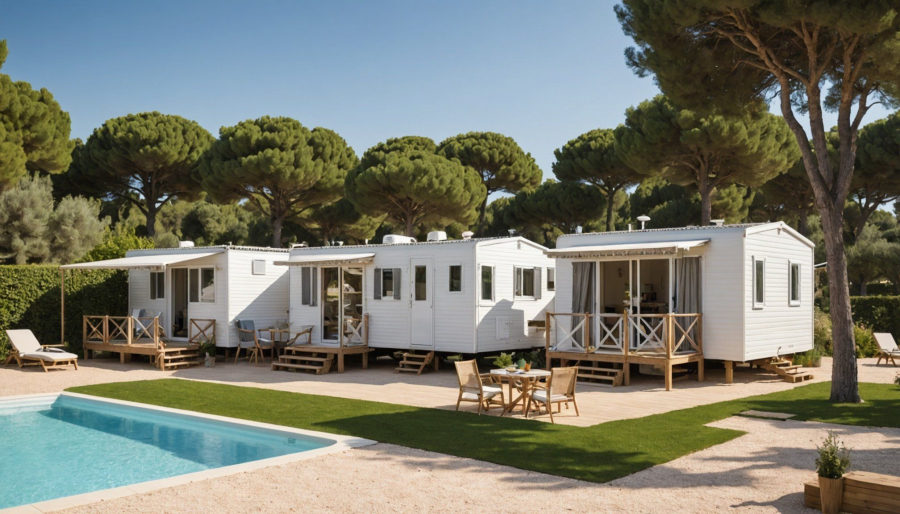 Luxus-mobilheime in fréjus: komfort und ausstattung bei holiday green